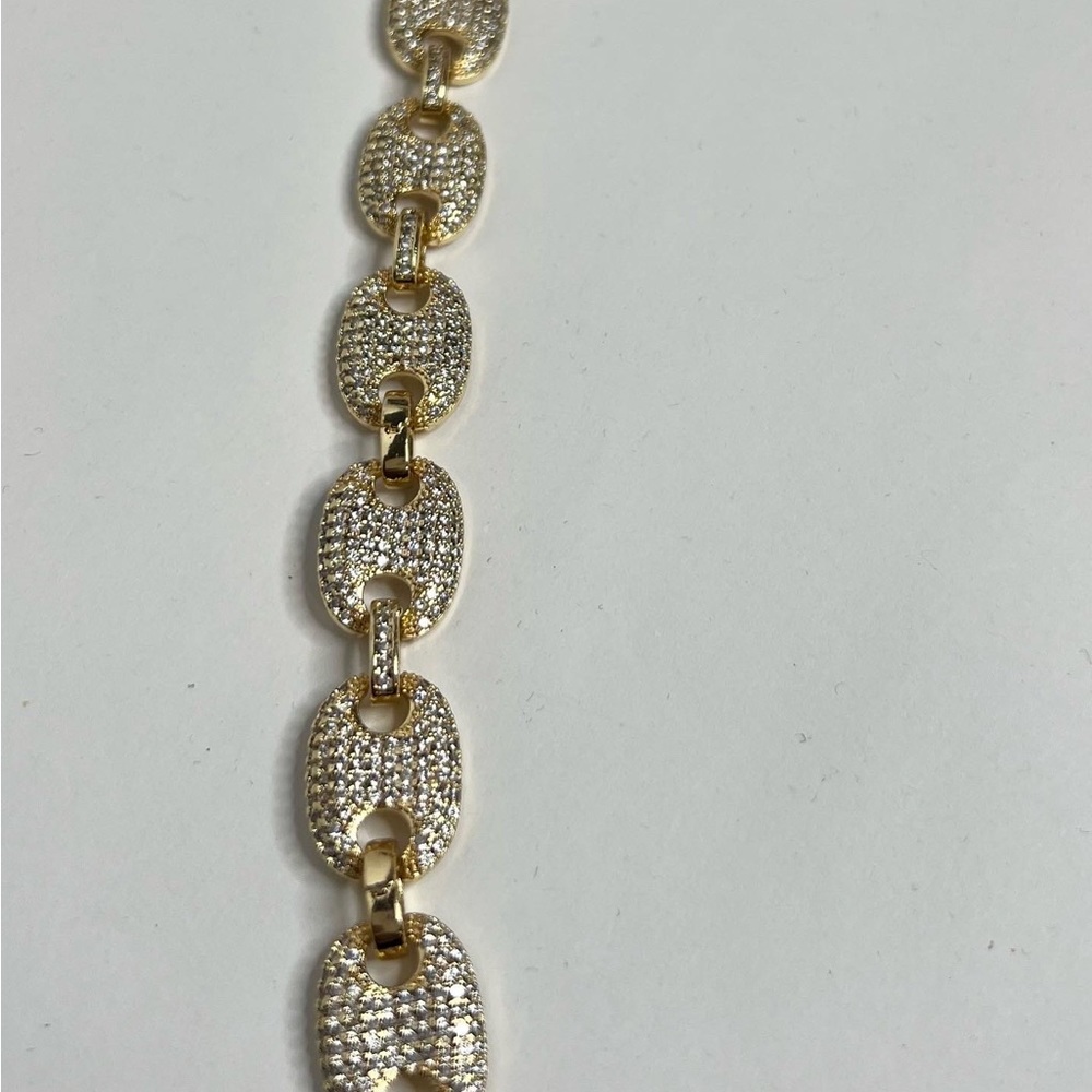 14k goldfilled puffer bracelet - Picture 4 of 4